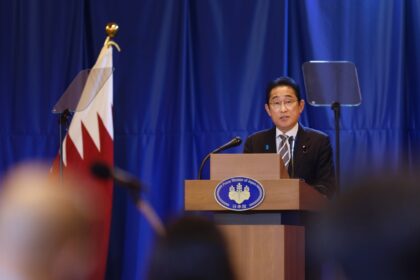 Japan's Prime Minister Fumio Kishida visited gas-rich Qatar on Tuesday …