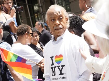 Reverend Al Sharpton attends the 2023 New York City Pride March