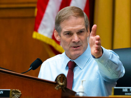 Chairman of the House Judiciary Committee Rep. Jim Jordan, R-Ohio, speaks during the hearing on the Report of Special Counsel John Durham on Capitol Hill in Washington, Wednesday, June 21, 2023. (AP Photo/Jose Luis Magana)
