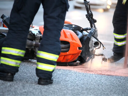 Motorcycle accident - Motorradunfall