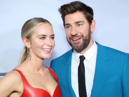 Emily Blunt and John Krasinski attends the "A Quiet Place Part II" World Premiere at Rose Theater, Jazz at Lincoln Center on March 08, 2020 in New York City. (Photo by Arturo Holmes/WireImage,)