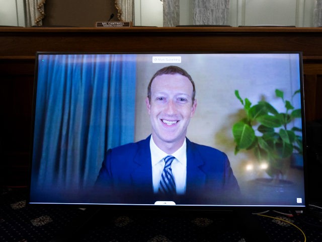 Mark Zuckerberg Smiles during testimony (Pool/Getty)