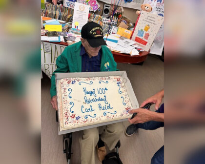 Veteran Carl Reid celebrates 100th birthday (2)