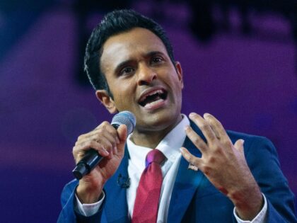 Vivek Ramaswamy speaks at the Conservative Political Action Conference, CPAC 2023, Friday, March 3, 2023, at National Harbor in Oxon Hill, Md. (AP Photo/Alex Brandon)