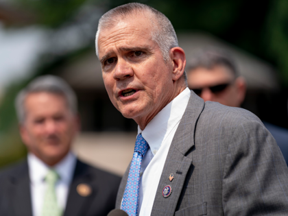U.S. Rep. Matt Rosendale, R-Mont., speaks at a news conference on Capitol Hill in Washington on July 29, 2021. (AP Photo/Andrew Harnik, File)